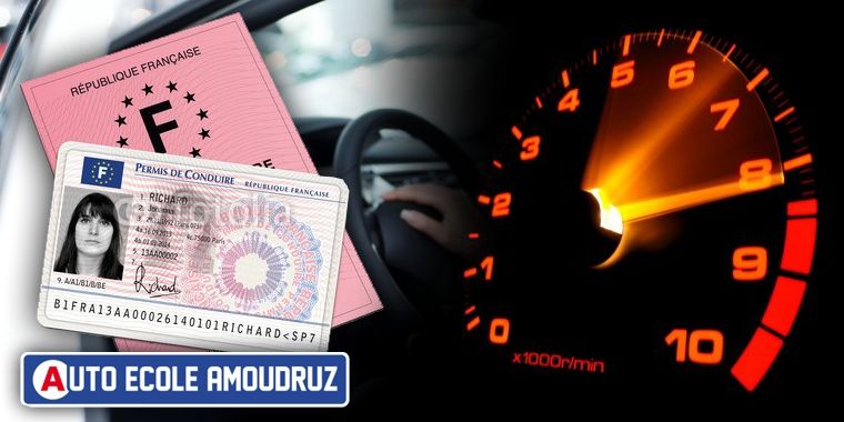 Permis de conduire voiture accéléré