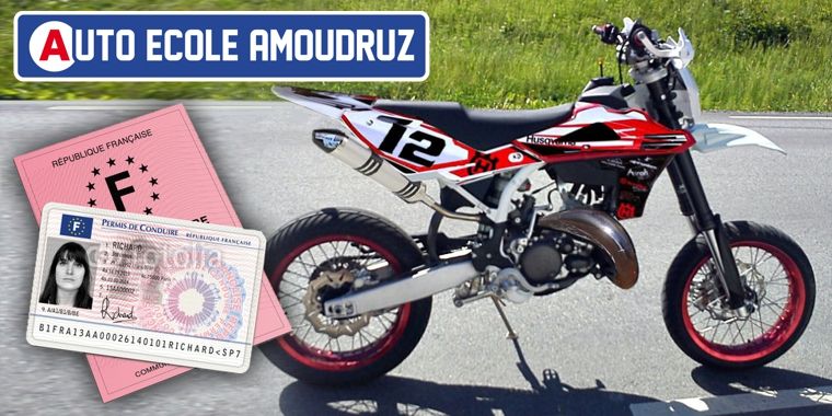 Permis de conduire moto 125 cc